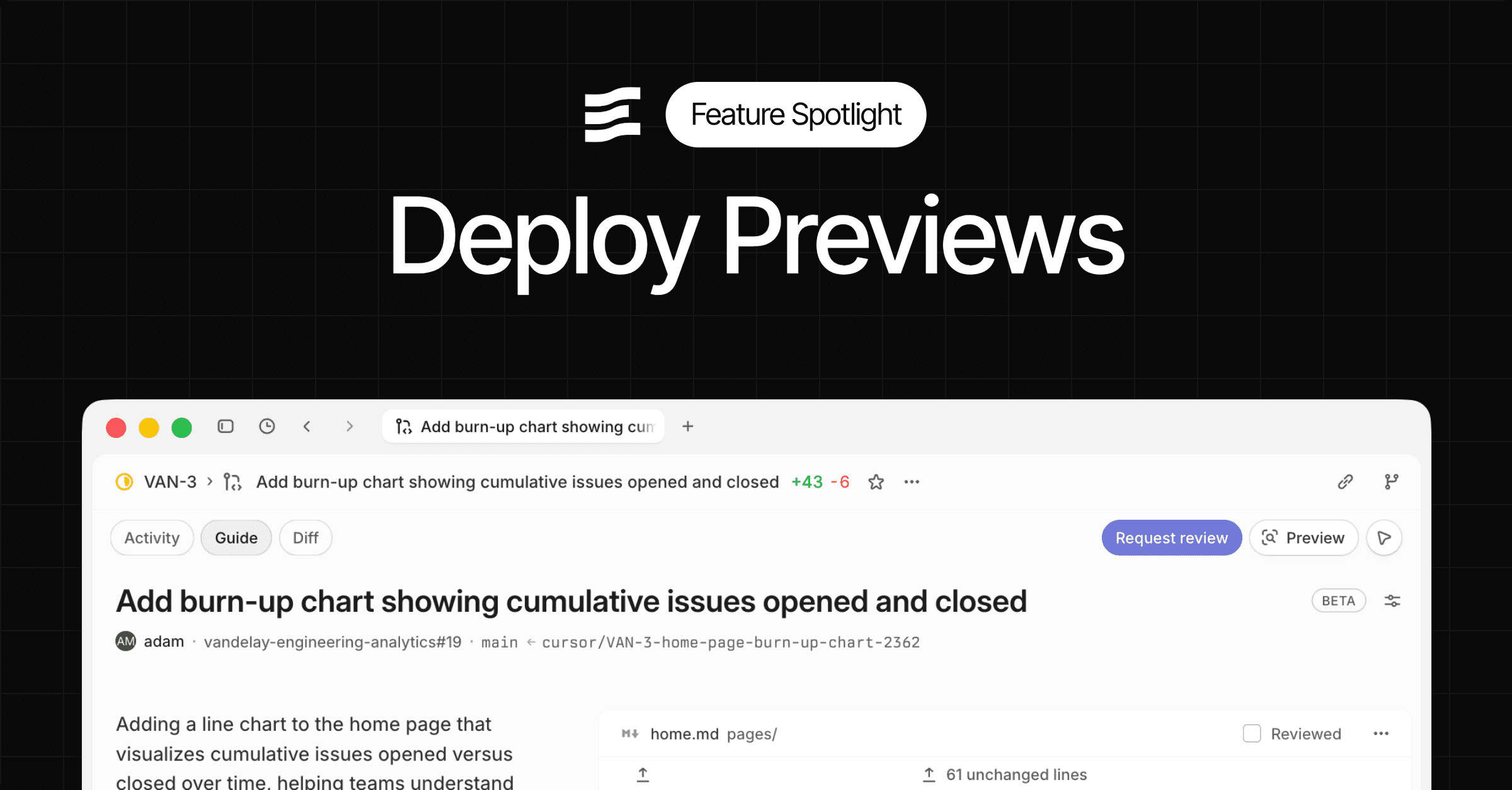 Deploy Previews — Feature Spotlight