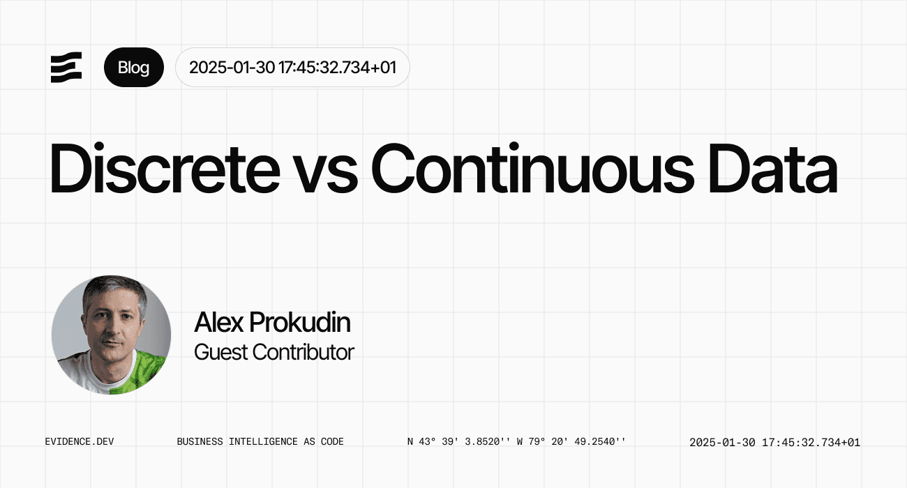 Discrete vs Continuous Data