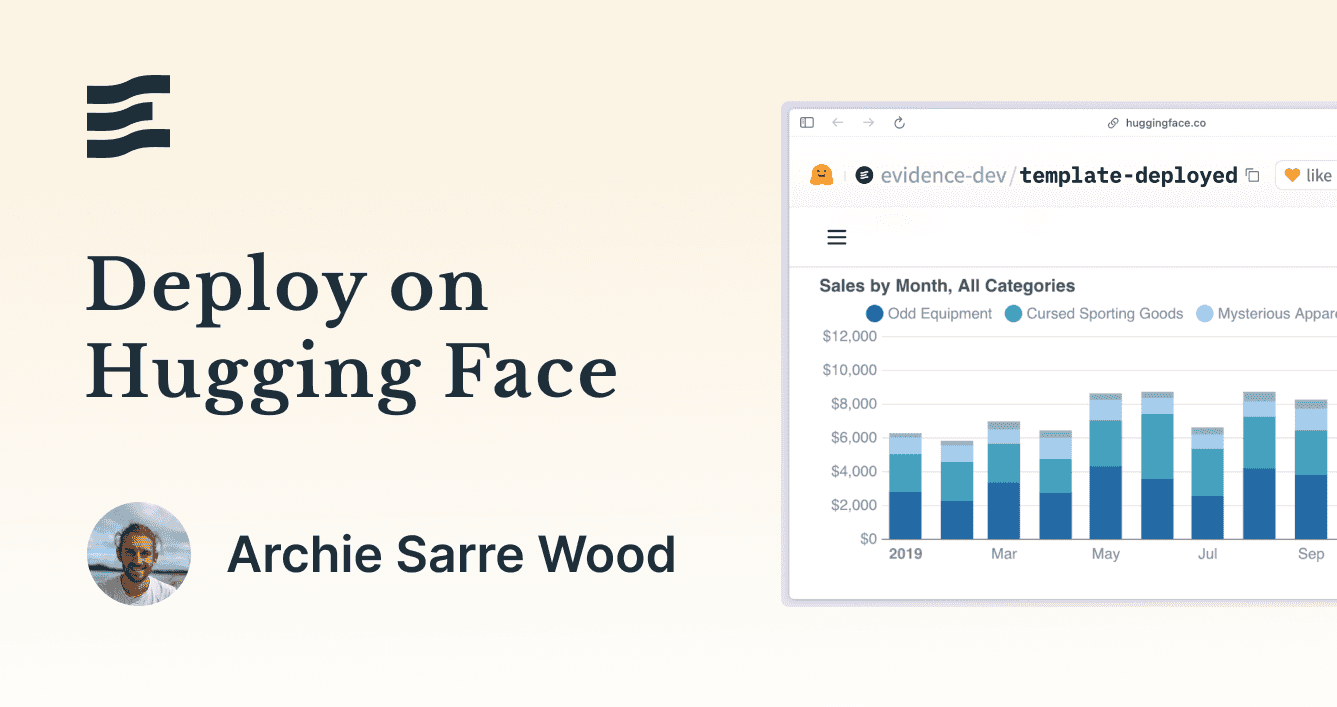 Deploy Evidence on Hugging Face Spaces